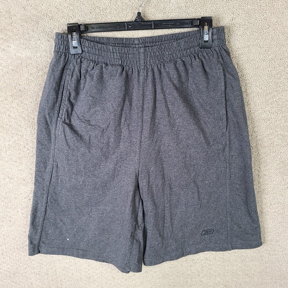Reebok Other - Vintage Reebok Shorts Mens Medium Gray Athletic Sweat Running Pull On Cotton